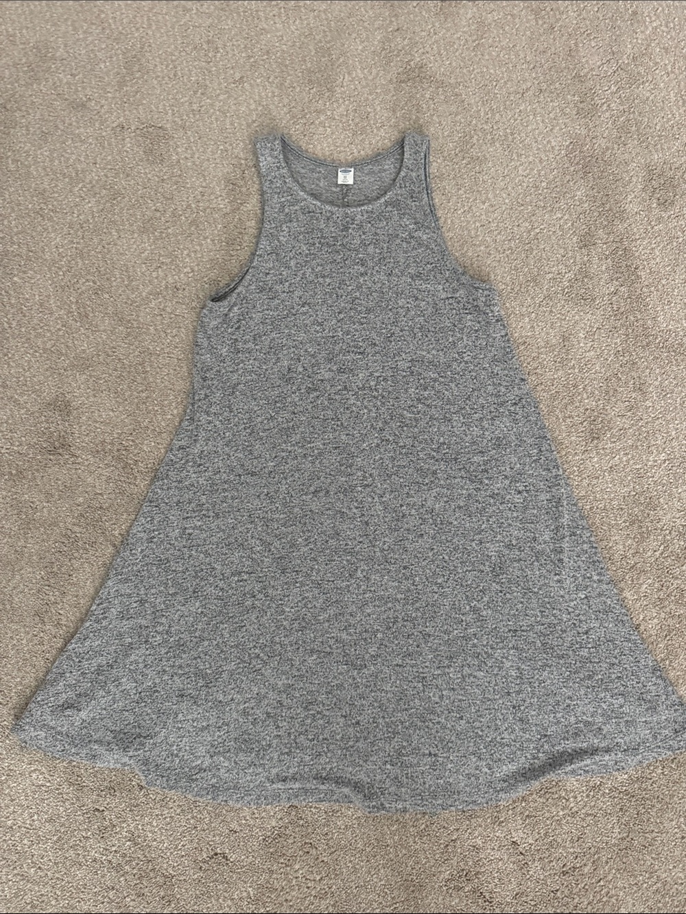 Old Navy Gray Sleeveless A-Line Casual Dress